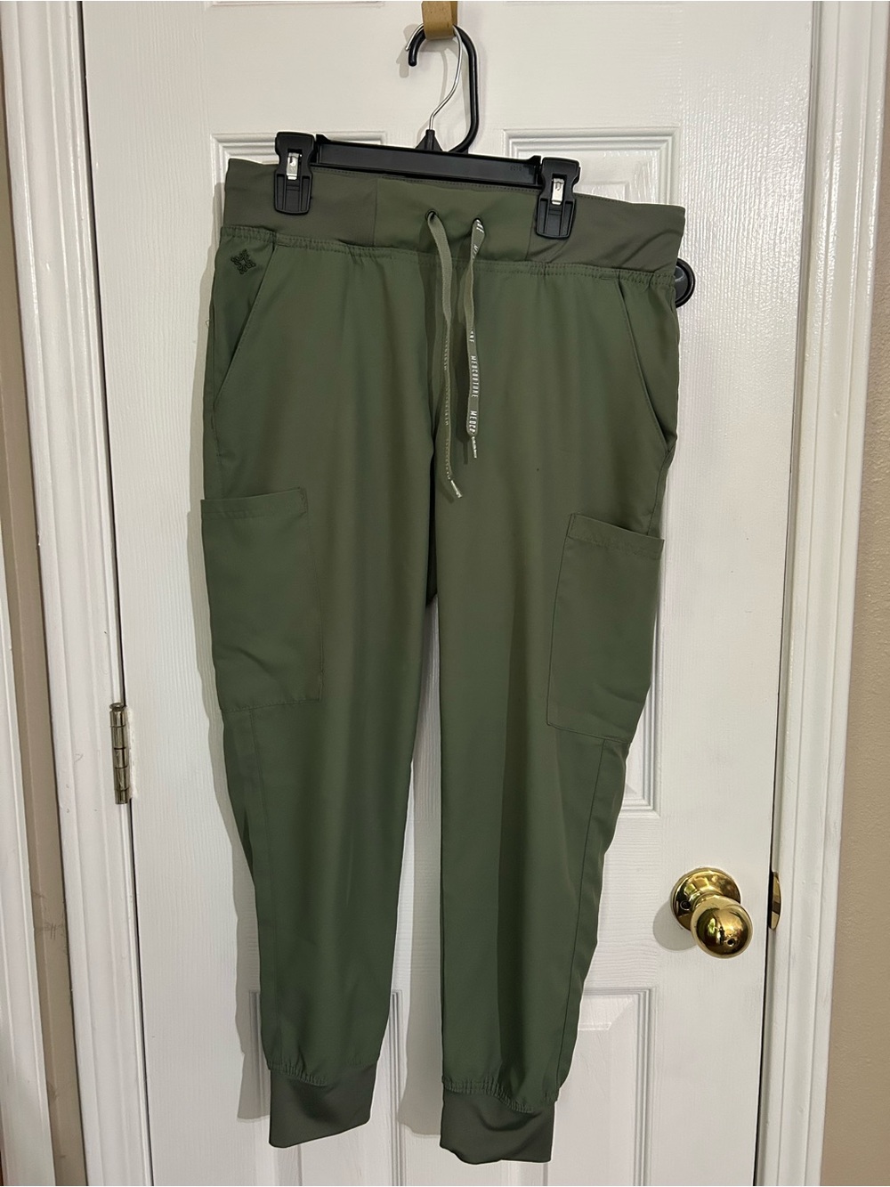 Med Couture Olive Green Women’s Cargo Joggers
